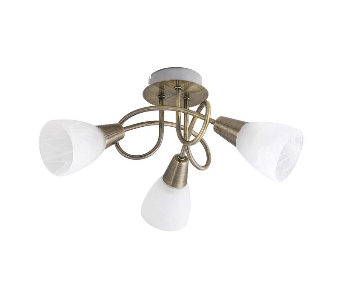 Rabalux Prisadený luster JENNA 3xE14/40W/230V mosadz  5533