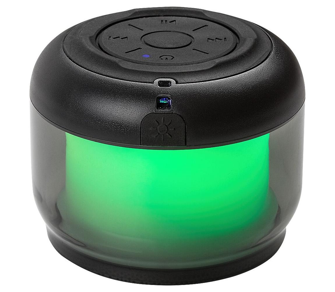 Rabalux RGB stolná lampa s reproduktorom RADELIA RGB/3W/3,7V 500mAh