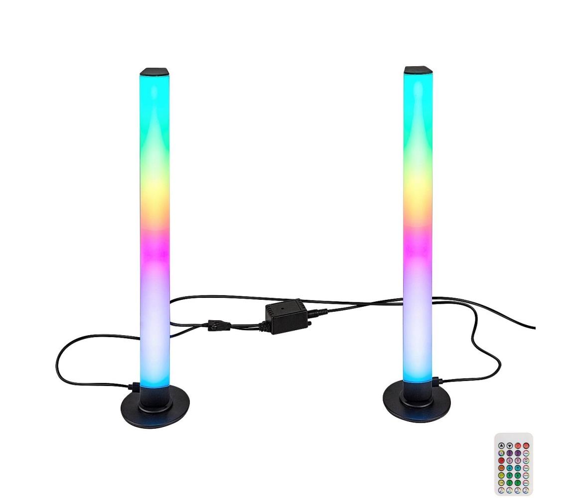 Rabalux SADA 2x LED RGB Stmievateľná stolná lampa PACO LED/5W/5V