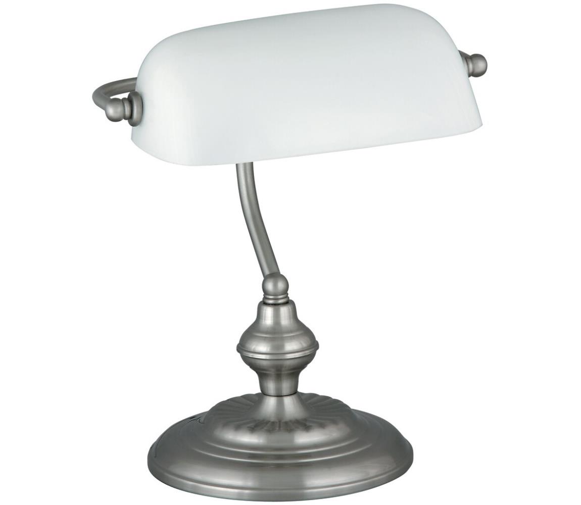 Rabalux Stolná lampa BANK 1xE27/60W/230V
