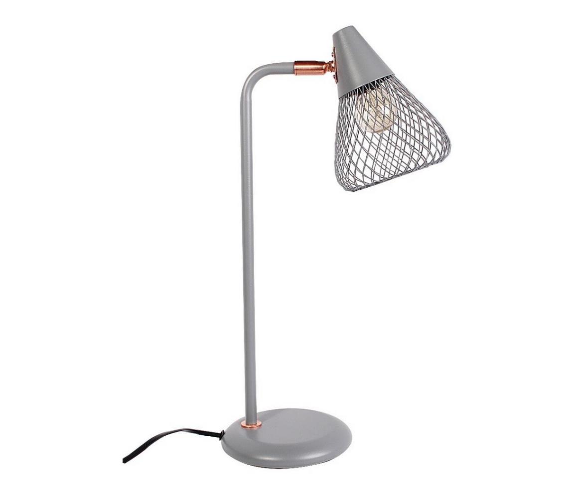 Rabalux Stolná lampa FANNY 1xE14/25W/230V šedá