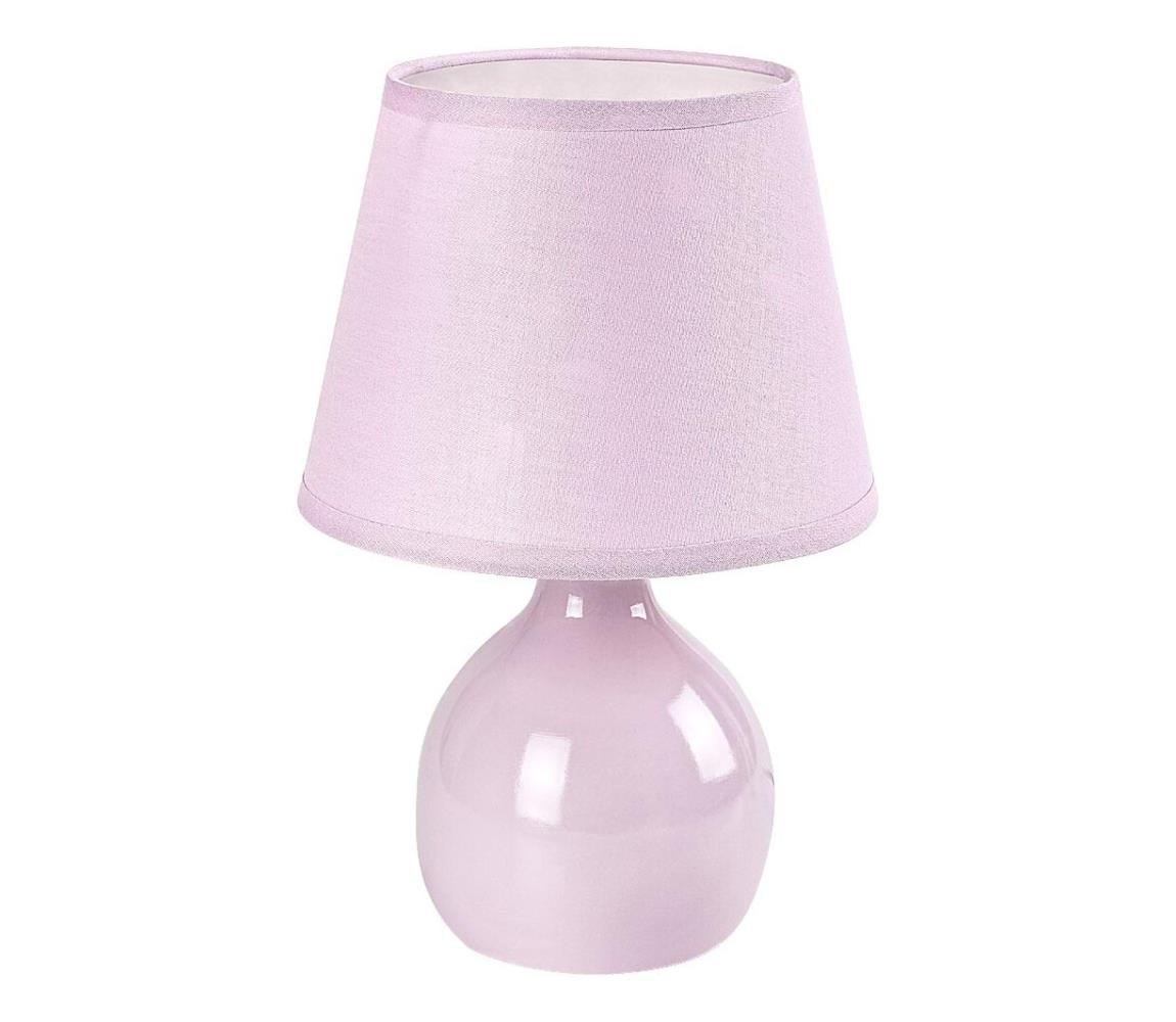 Rabalux Stolná lampa INGRID 1xE14/40W/230V ružová 74078