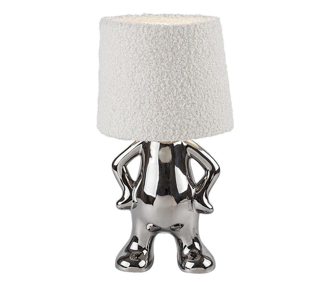 Rabalux Stolná lampa SMURFY 1xE14/40W/230V lesklý chróm