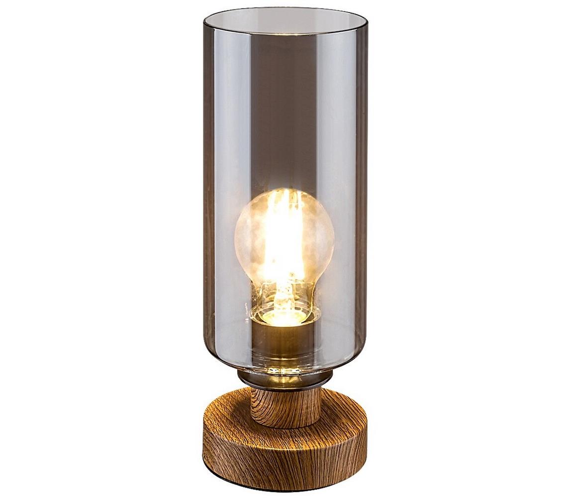Rabalux Stolná lampa TANNO 1xE27/25W/230V dub