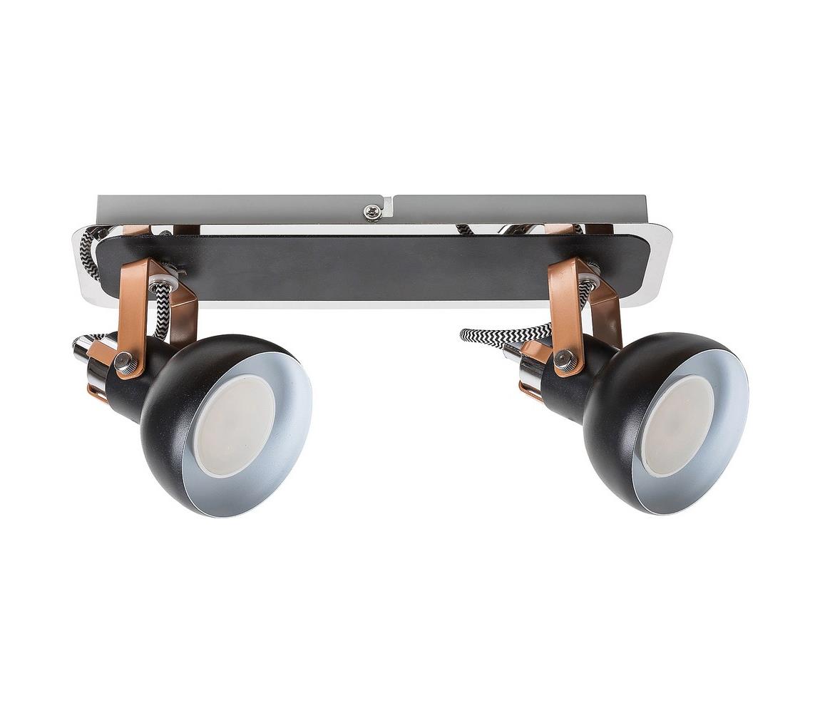 Rabalux Stropné bodové svietidlo BALZAC 2xGU10/35W/230V