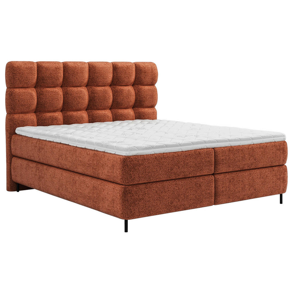 Esposa BOXSPRING POSTEĽ, 180/200 cm, hrdzavá