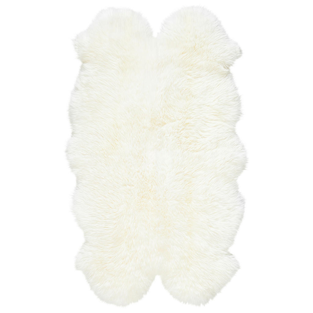 Linea Natura OVČIA KOŽUŠINA, 110/180 cm, biela