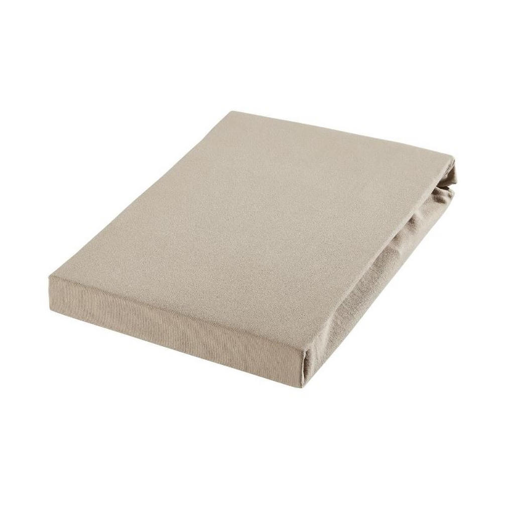 Novel NAPÍNACIA PLACHTA, džersej, taupe, 140-160/200-220 cm