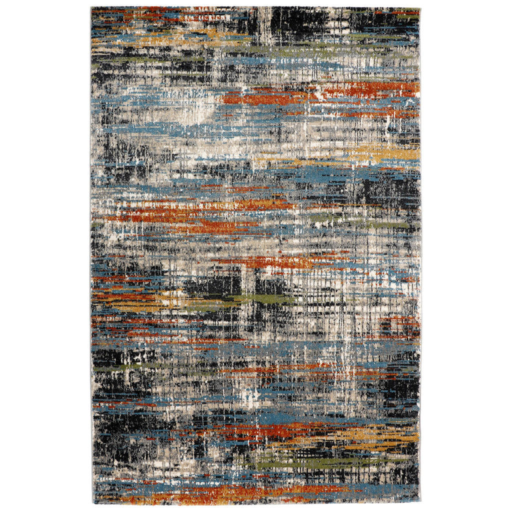 Novel TKANÝ KOBEREC, 160/230 cm, modrá, sivá