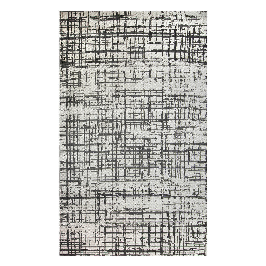 Novel TKANÝ KOBEREC, 160/230 cm sivá, biela