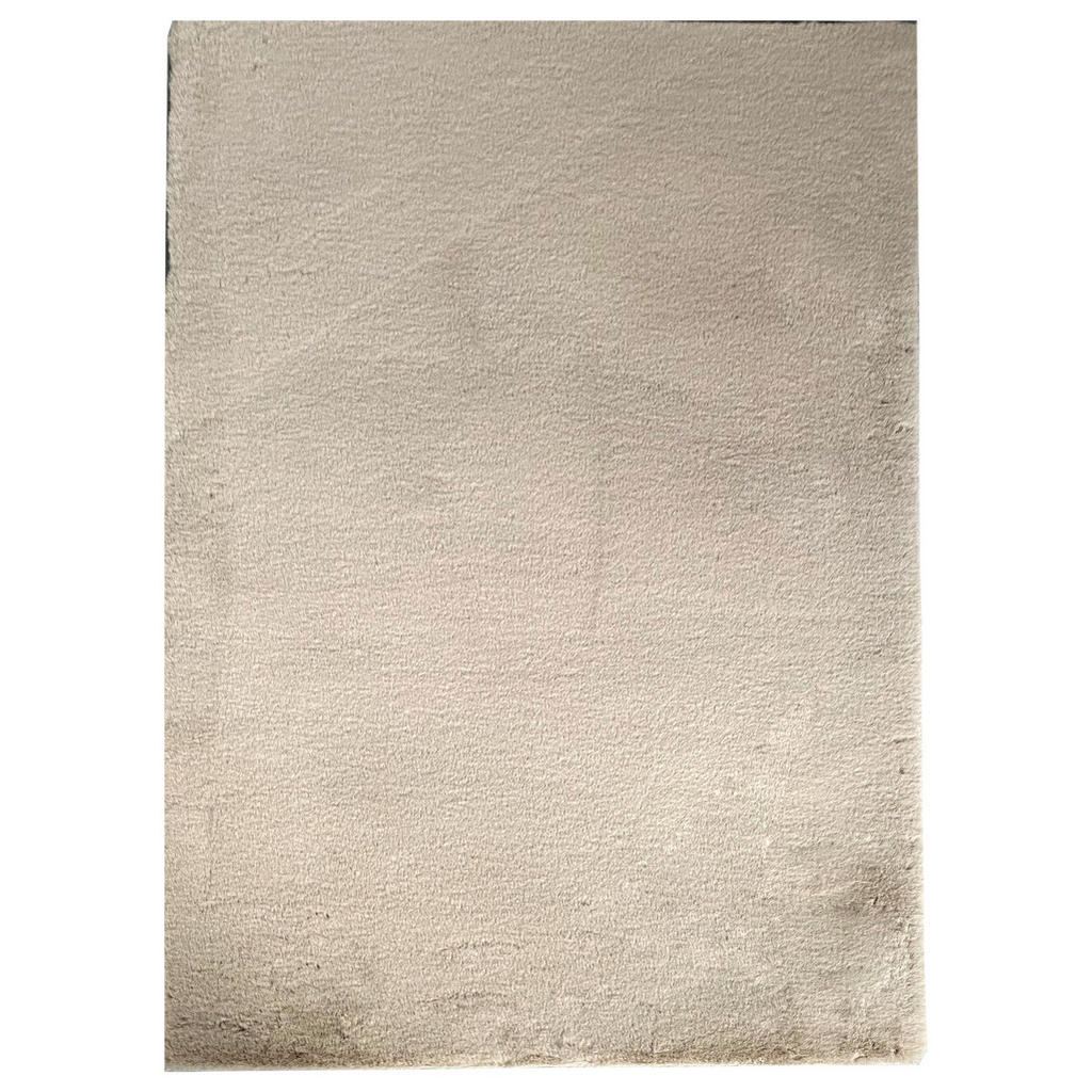 XXXL KOBEREC S VYSOKÝM VLASOM, 160/230 cm, béžová