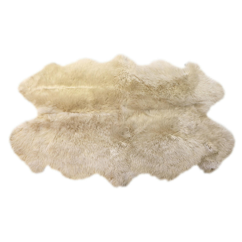 XXXL OVČIA KOŽUŠINA, 105/180 cm, prírodná farba